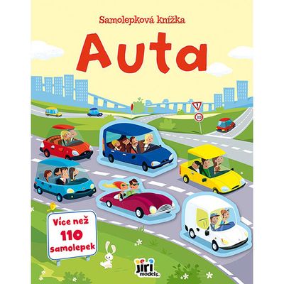 Knižka samolepková Autá