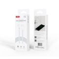 Kábel XO NB-Q260B PD USB-C - USB-C 1,5 m biely 60W