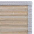 vidaXL Obdĺžnikové prírodné bambusové podložky 4 ks 120x180 cm