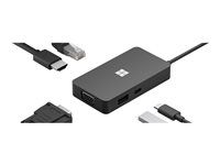 Dokovacia stanica - USB-C - VGA, HDMI - 1GbE - komerčná