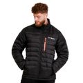 Pánska bunda Puffer Black/Orange - GymBeam, veľkosť S, veľkosť oblečenia S