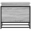 vidaXL Úložný box s vekom sivá sonoma 60x40x51,5 cm kompozitné drevo