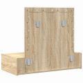 vidaXL Toaletný stolík Hnedá 83 x 40 x 70 cm Kompozitné drevo