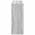 vidaXL Regál na topánky sivý dub sonoma 80x25x62 cm spracované drevo