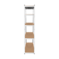 Kovový úložný regál Atos RB-1252 205x120x45 strieborný