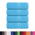 vidaXL Utierky na umývanie FROGN 4 ks tyrkysové 30x30 cm 360 g/m²
