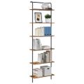 vidaXL Regál na knihy 6 úrovní 60 x 24 x 203 cm Kompozitné drevo