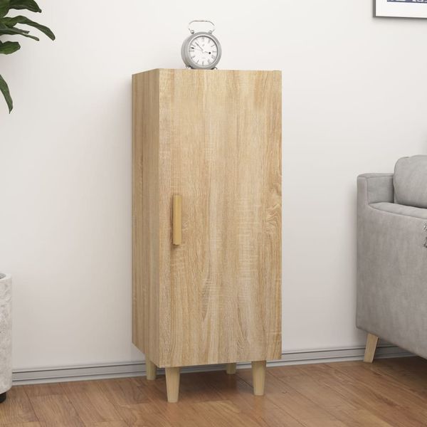 vidaXL Komoda dub sonoma 34,5x34x90 cm spracované drevo