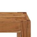 vidaXL Konzolový stolík hnedý 101x35x80 cm masívne akáciové drevo