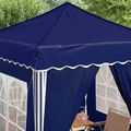 vidaXL Prístrešok na párty 195 x 195 x 245 cm Modrá Oxfordská látka
