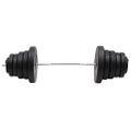 vidaXL Obojručná činka so závažiami 60 kg