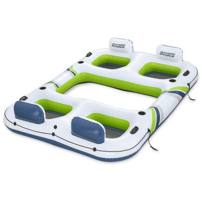 Bestway Hydro-Force plávajúci ostrov Biela, modrá a zelená PVC