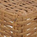 vidaXL Konferenčný stolík 47x47x28 cm prírodný ratan