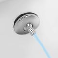 vidaXL Závesné bezokrajové WC s funkciou bidetu biele keramické