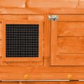 vidaXL Králikáreň 140x63x120 cm jedľové drevo