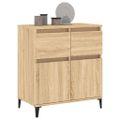 vidaXL Komoda dub sonoma 60x35x70 cm spracované drevo