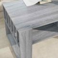 vidaXL Konferenčný stolík Sivý Sonoma 92 x 49,5 x 45 cm