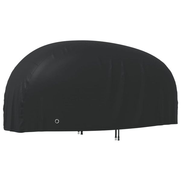 vidaXL Kryt na motocykel čierny 220x95x110 cm 210D oxford