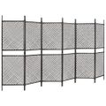 vidaXL 6-panelový paraván hnedý 360x200 cm polyratanový