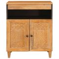 vidaXL Servírovacia skriňa 60 x 33 x 75 cm Masívne mango drevo