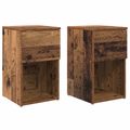 vidaXL Skriňa pod posteľ 2 ks Staré drevo 29 x 31,5 x 49 cm