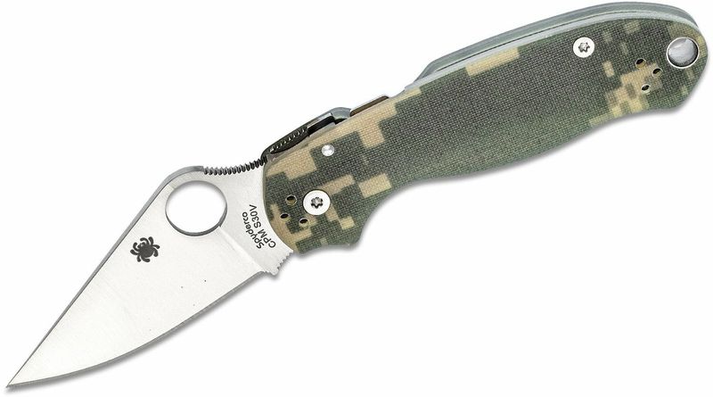 Spyderco C223GPCMO Para 3 Camo taktický vreckový nôž 7,5 cm, Satin, maskovací vzor, G10
