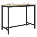 vidaXL stôl Sonoma dub 100 x 50 x 76,5 cm Inžinierske drevo a oceľ