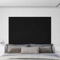 vidaXL Nástenné panely 12 ks čierne 90x30 cm zamat 3,24 m²
