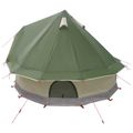 vidaXL Tipi stan 4-miestny Zelená Polyester a oceľ