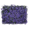 vidaXL Umelý plot z listov 6 ks fialový 40x60 cm