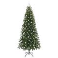 vidaXL Umelý vianočný stromček Zelená 240 cm PE a PVC