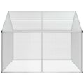vidaXL Klietka pre vtákov Strieborná 181,5 x 221 x 173,5 cm