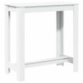 vidaXL Barový stôl biely 102x50x103,5 cm kompozitné drevo