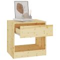 vidaXL Nočné stolíky 2 ks 40x31x40 cm jedľový masív