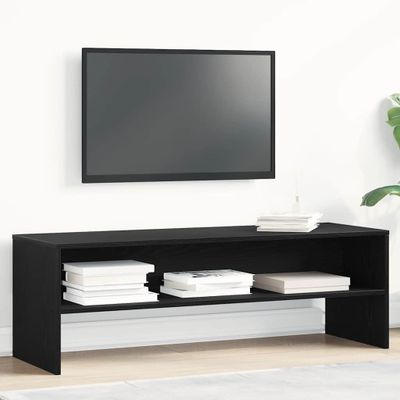 vidaXL TV skrinka Dub čierny 120x40x40 cm Drevené