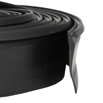 vidaXL Tesnenie garážových dverí Čierna 52 x 2 mm 4 m PVC