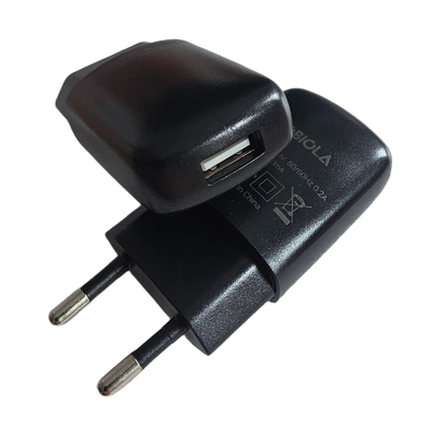 Nabíjací adaptér MOBIOLA, výstup USB-A, čierna