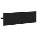 vidaXL Vešiak na stenu Nástenná montáž Čierny dub 60 x 10,5 x 18 cm