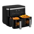 TESLA AirCook DualZone Q450 XXL - multifunkčná duálna digitálna horúcovzdušná fritéza
