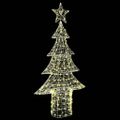 vidaXL Vianočný stromček 240 LED Teplá biela 150 cm Akryl
