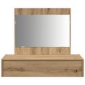vidaXL Toaletný stolík Hnedá 83 x 40 x 70 cm Kompozitné drevo