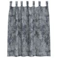 vidaXL Sametové závesy 2 ks Strieborná šedá 140 x 140 cm Zamat