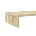 vidaXL Stojan na monitor dub sonoma 100x27x10 cm kompozitné drevo
