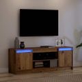 vidaXL TV jednotky 139,5 x 34 x 50 cm Hnedá Kompozitné drevo