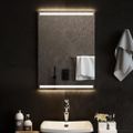 vidaXL LED kúpeľňové zrkadlo 50x70 cm