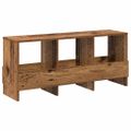 vidaXL Regál na časopisy Staré drevo 102 x 30 x 45 cm