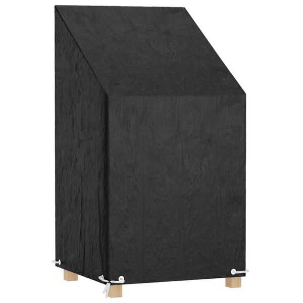 vidaXL Kryt na záhradnú stoličku 8 očiek 65x65x80/120 cm polyetylén