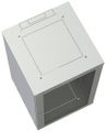 Solarix Rozvaděč nástěnný SENSA 21U 600mm, dveře sklo, RAL 7035, SENSA-21U-66-11-G Rozvadec, 21U, 600 × 600 mm, sklenené dvere, IP 20, 19" standard, perforace, RAL 7035, 39 kg