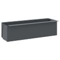 vidaXL Kvetinové boxy na europalety 12 ks sivé 36x13,5x9,5 cm PP
