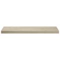 vidaXL Plávajúce nástenné police 2 ks, dubové 80x23,5x3,8 cm, MDF